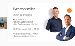 Hoe Zet Ik Mijn Eenmanszaak Om In Een BV Dylan Van De Belt & Martijn Pennekamp 10 12 2024